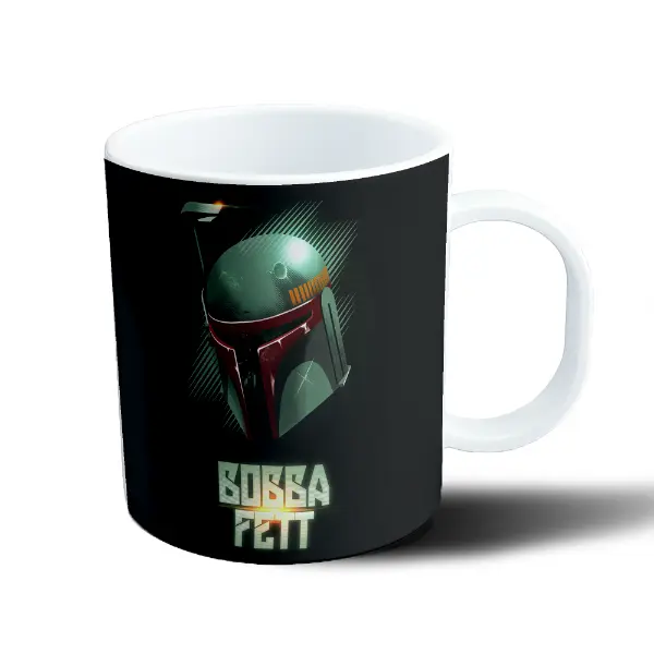 Taza de Plástico Boba Fett Casco Star Wars