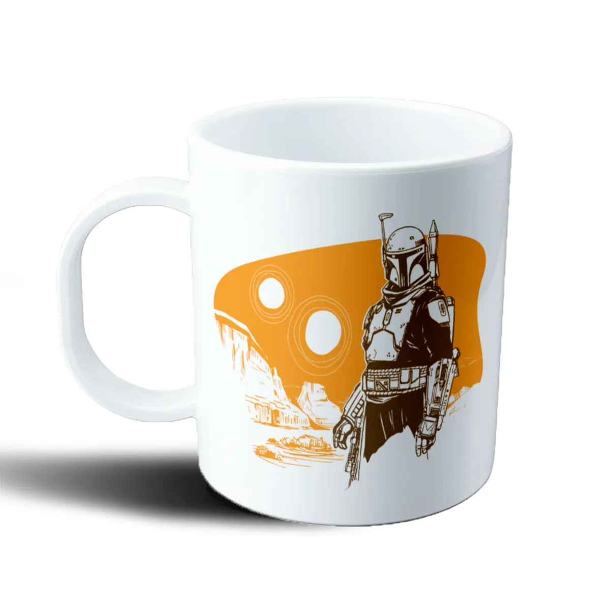 Taza de Plástico Star Wars Boba Fett Desierto Tatooine - vista 2