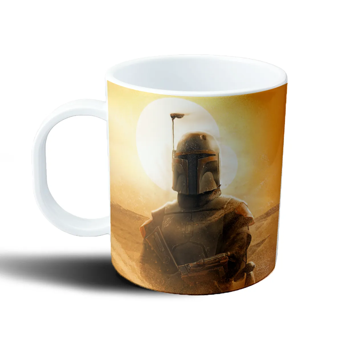 Taza de Plástico Boba Fett Star Wars Desierto Atardecer - vista 2