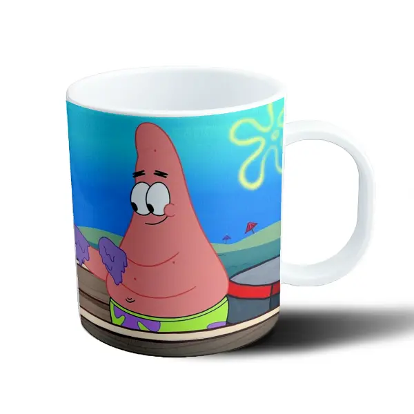 Taza de Plástico Bob Esponja Burbujas Sonriente