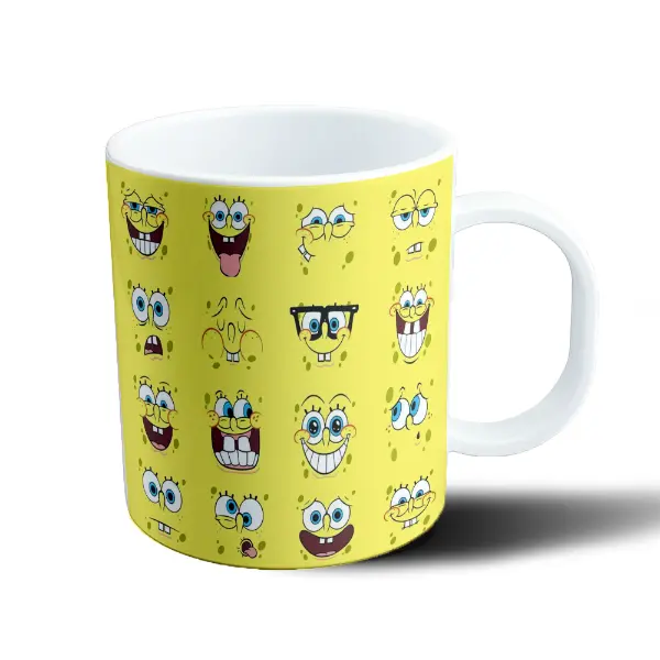 Taza de Plástico Bob Esponja Expresiones