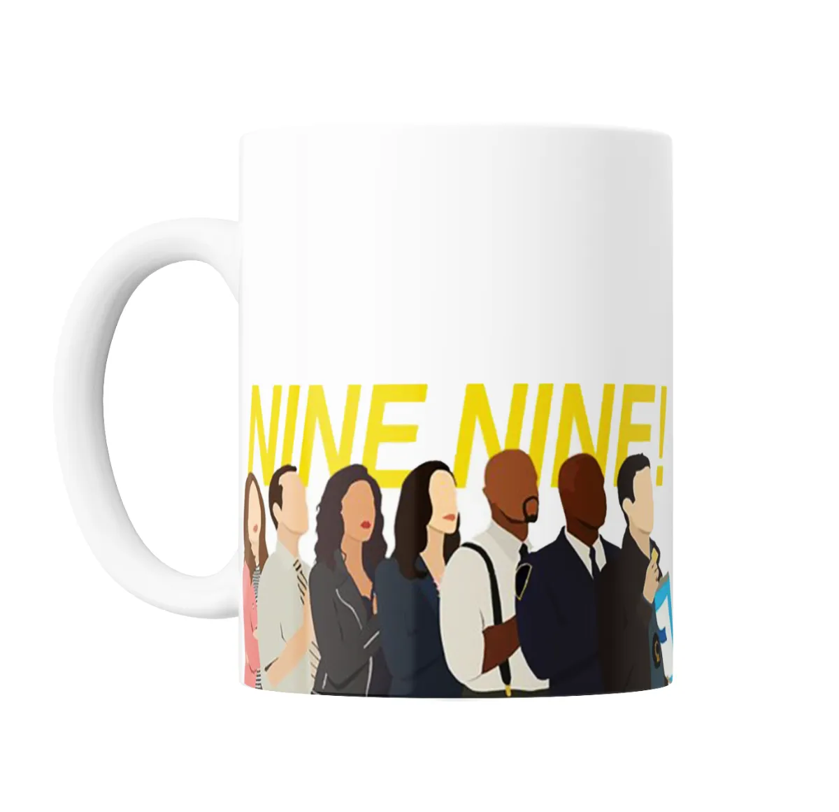 Taza de Cerámica Brooklyn 99 Nine Nine Personajes - vista 2