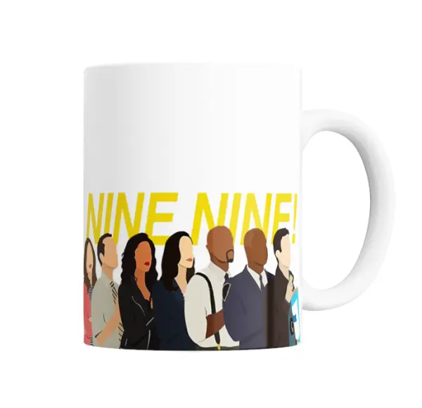 Taza de Cerámica Brooklyn 99 Nine Nine Personajes