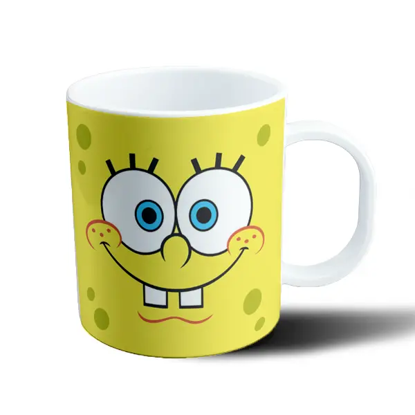 Taza de Plástico Bob Esponja Cara Sonriente