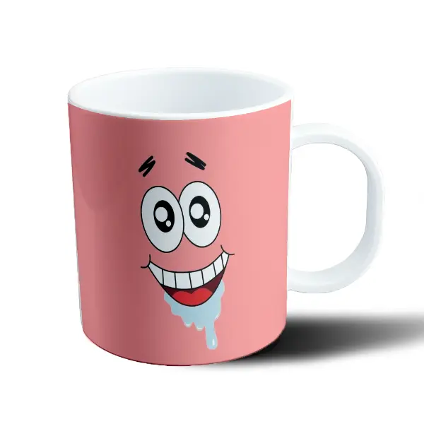 Taza de Plástico Bob Esponja Patricio Cara Sonriente