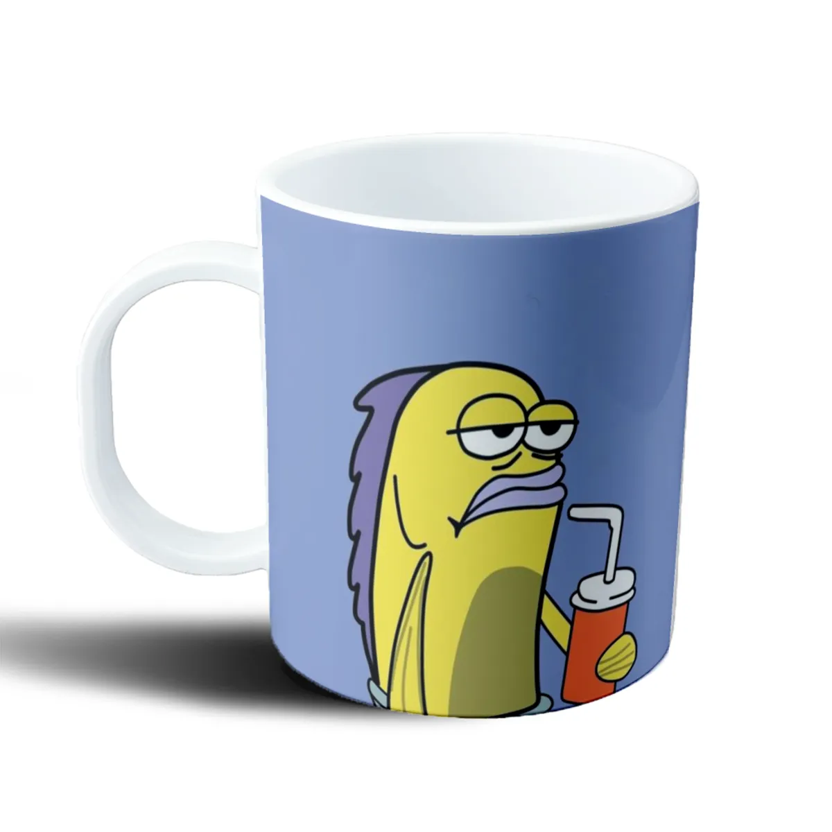 Taza de Plástico Bob Esponja Pez Amarillo con Gaseosa - vista 2