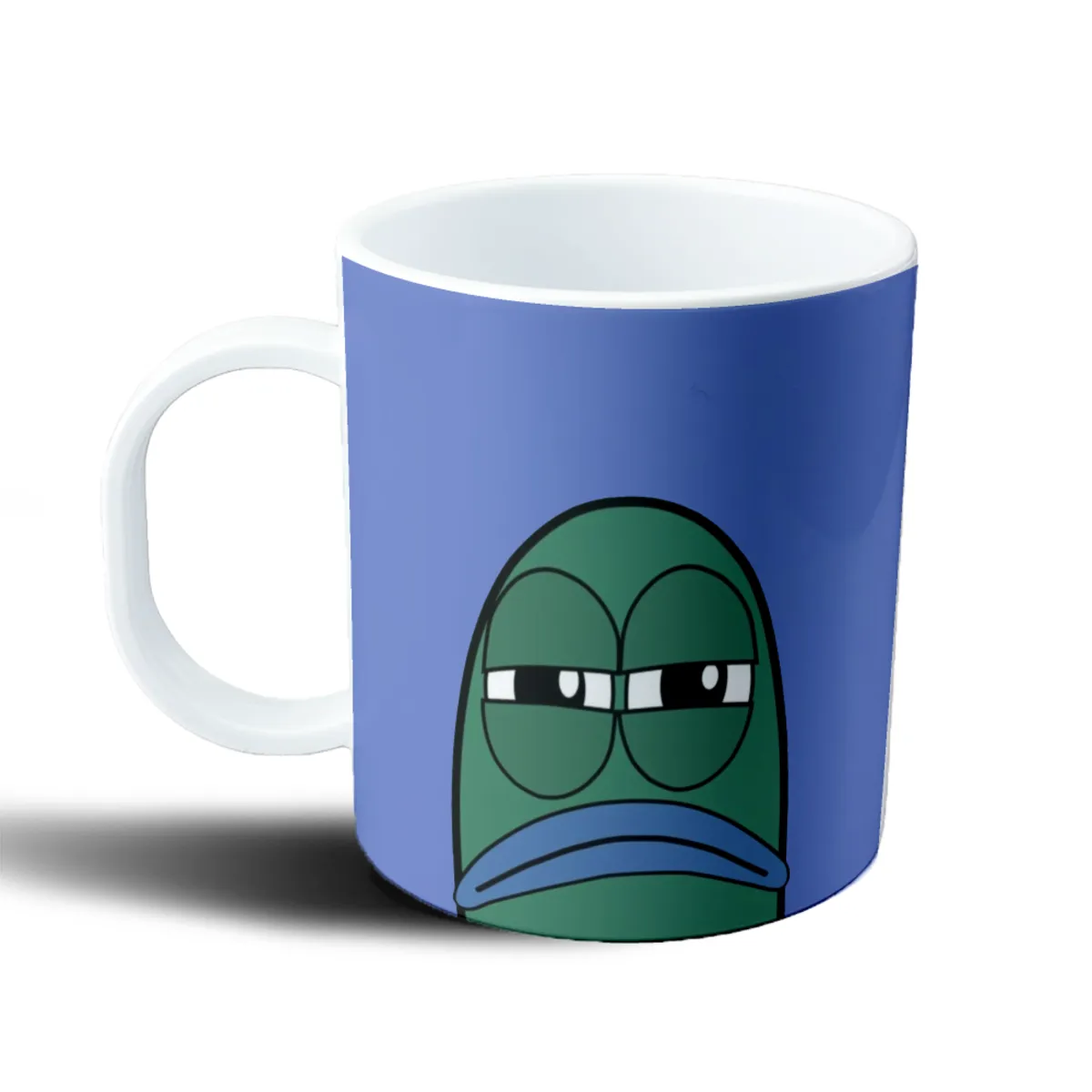 Taza de Plástico Bob Esponja Cara Aburrida Sceptic Fish - vista 2