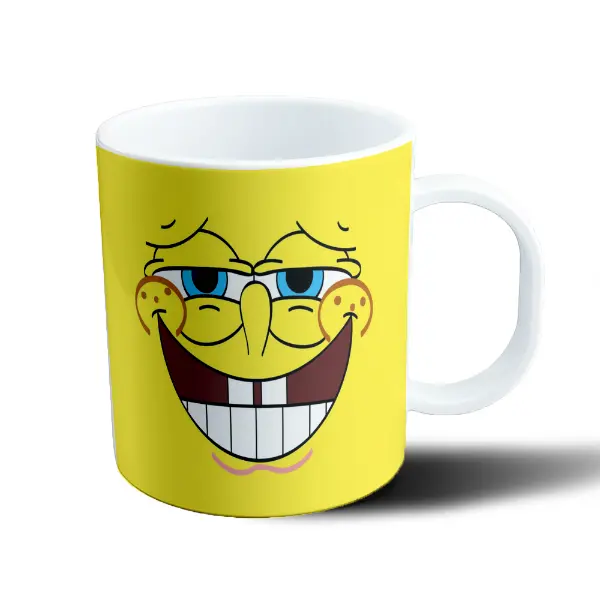 Taza de Plástico Bob Esponja Cara Sonriente