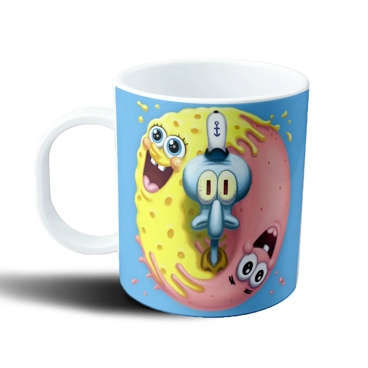 Taza de Plástico Bob Esponja Bob, Calamardo y Patricio - vista 2
