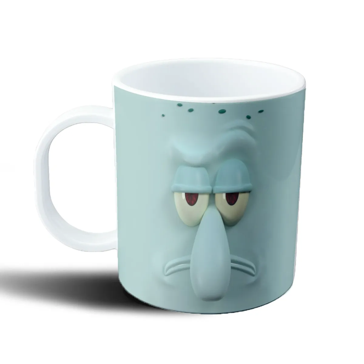 Taza de Plástico Bob Esponja Calamardo Cara - vista 2