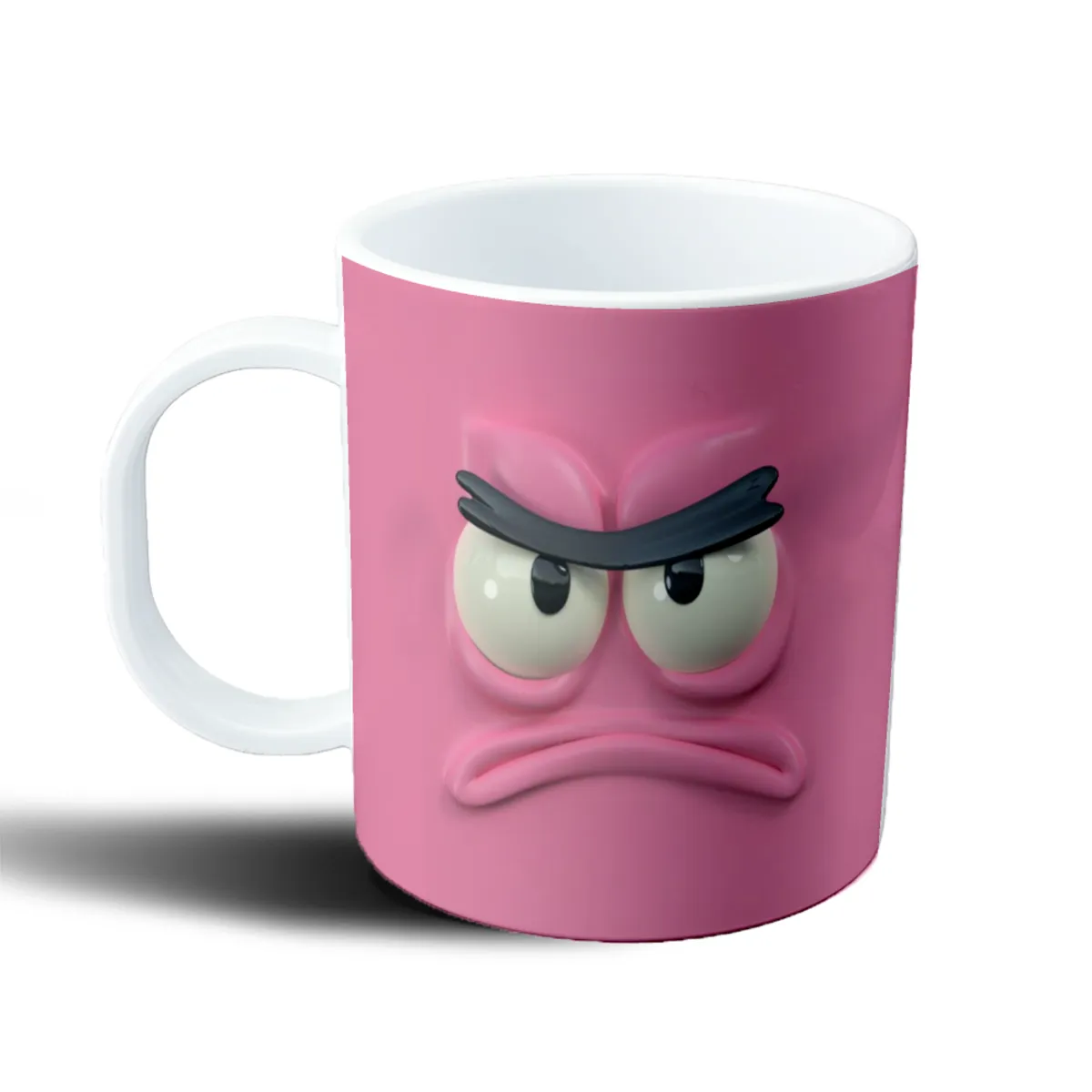Taza de Plástico Bob Esponja Patricio Cara Enojada 3D - vista 2