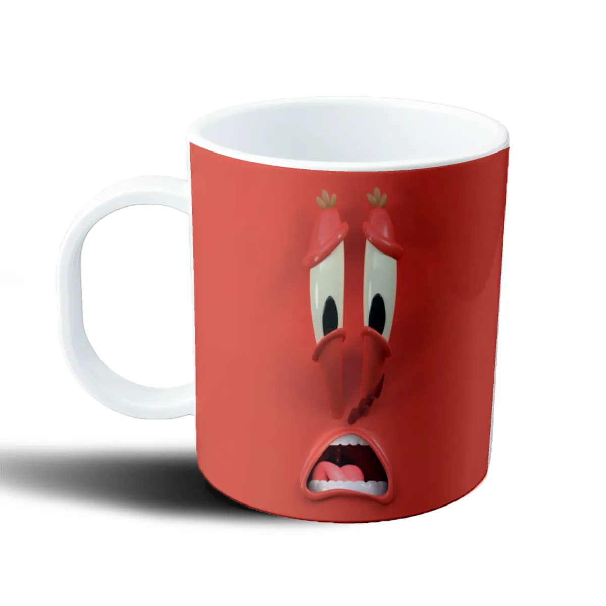 Taza de Plástico Bob Esponja Cara Roja - vista 2