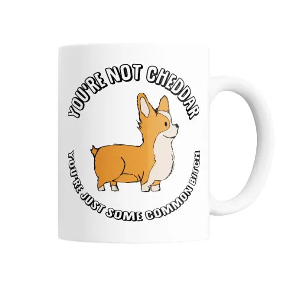 Taza de Cerámica Brooklyn 99 Cheddar Corgi