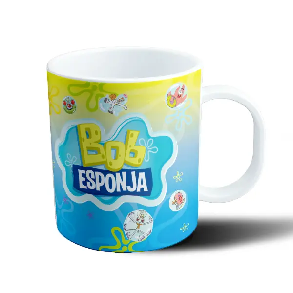 Taza de Plástico Bob Esponja Saludo