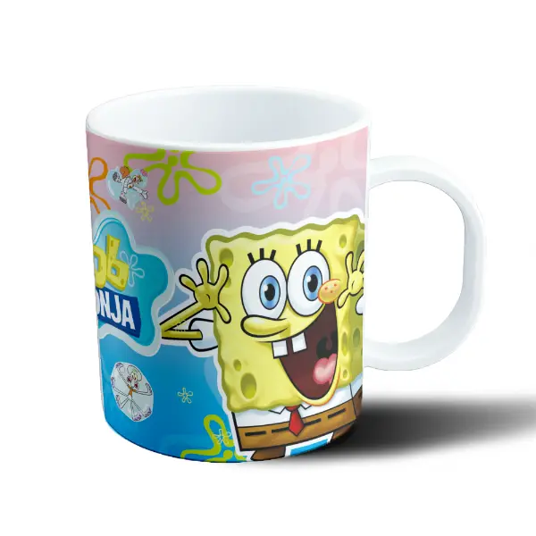 Taza de Plástico Bob Esponja Ninja