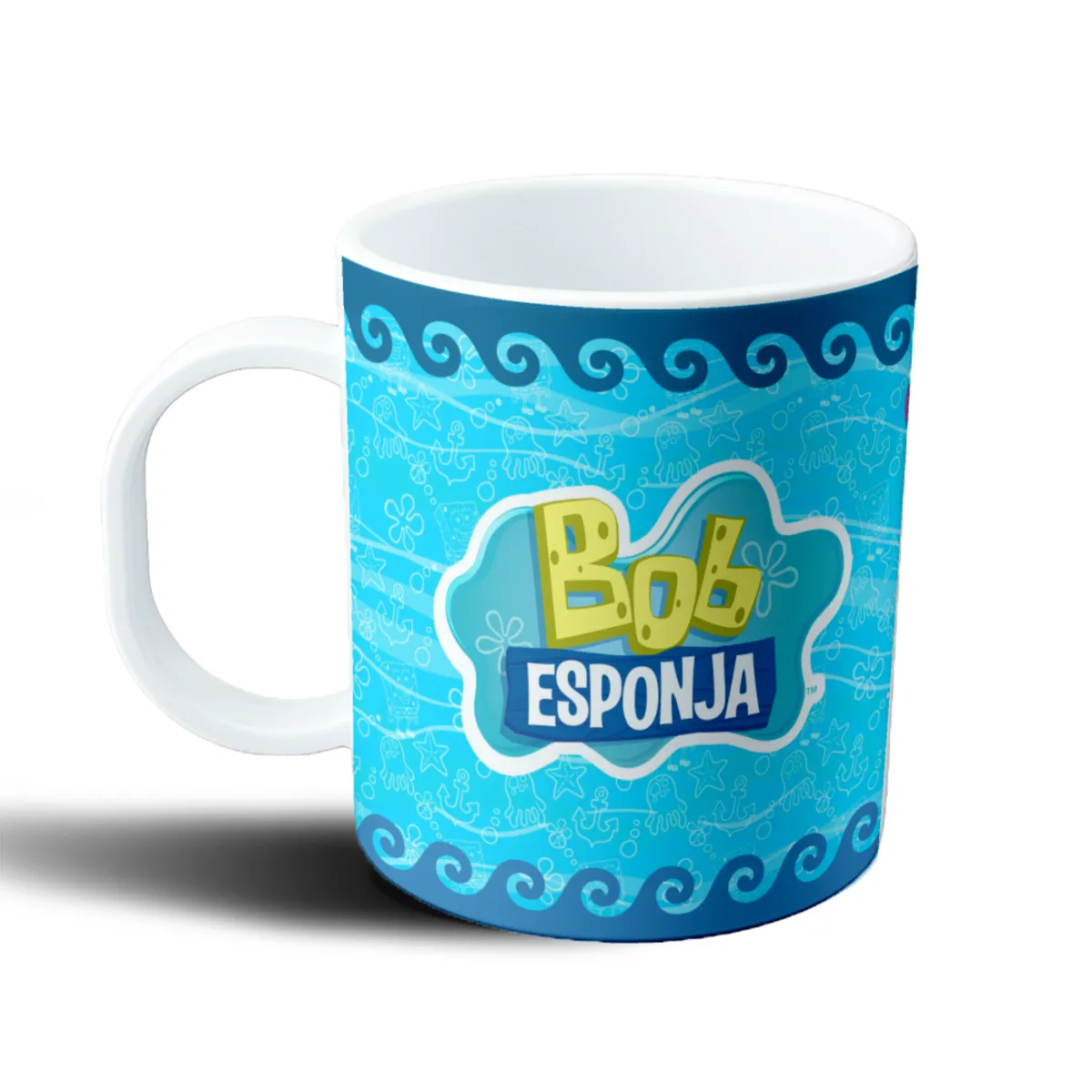 Taza de Plástico Bob Esponja Pirata - vista 2