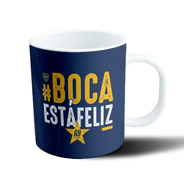 Taza de Plástico Boca Juniors #BocaEstáFeliz 69 Títulos