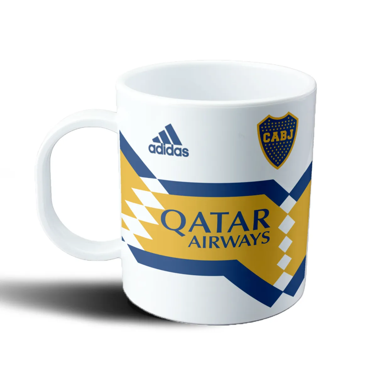 Taza de Plástico Boca Juniors Camiseta Qatar Airways - vista 2