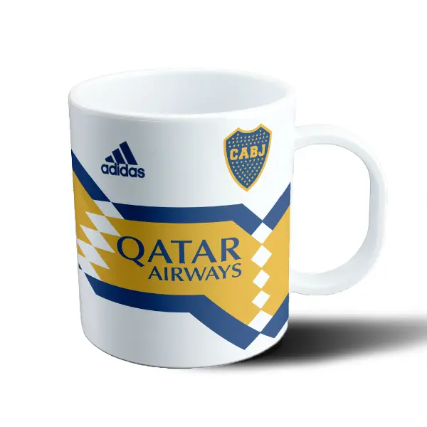 Taza de Plástico Boca Juniors Camiseta Qatar Airways