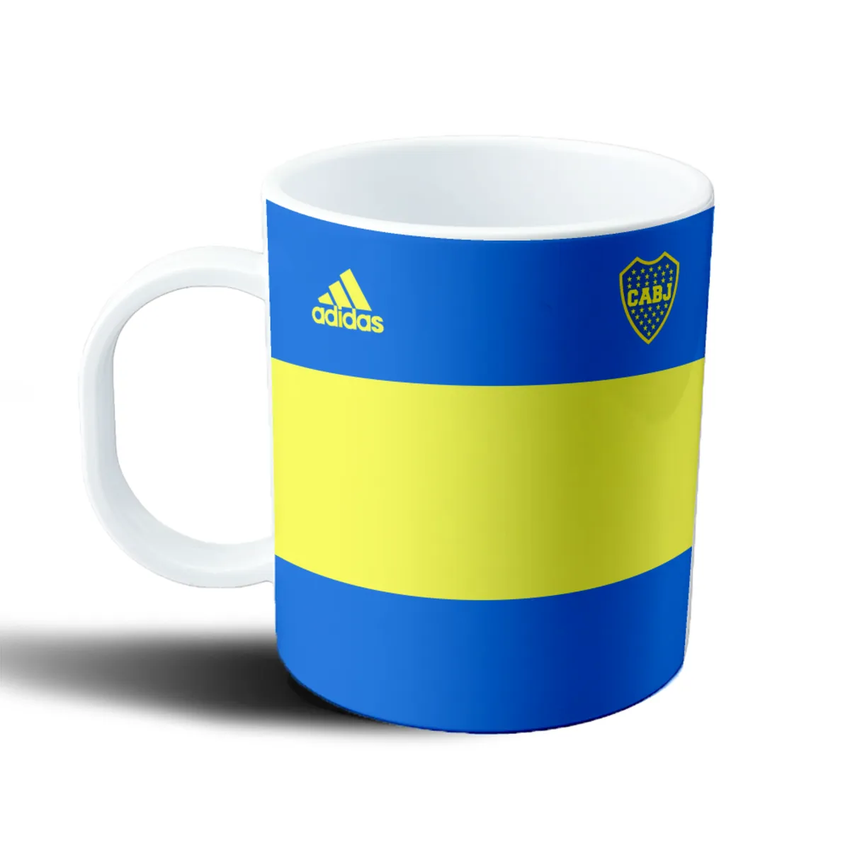 Taza de Plástico Boca Juniors Franjas Azul y Amarilla - vista 2