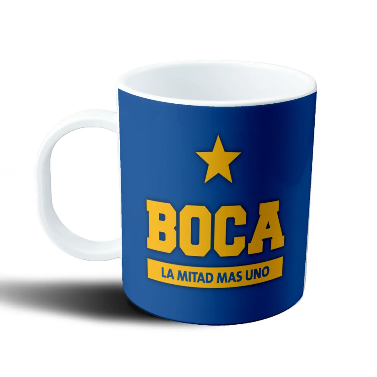 Taza de Plástico Boca Juniors La Mitad Más Uno - vista 2