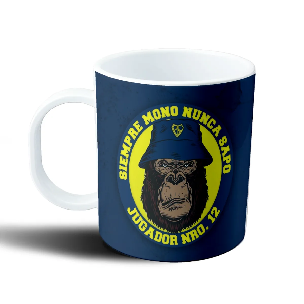 Taza de Plástico Boca Juniors Mono Jugador Nro 12 - vista 2