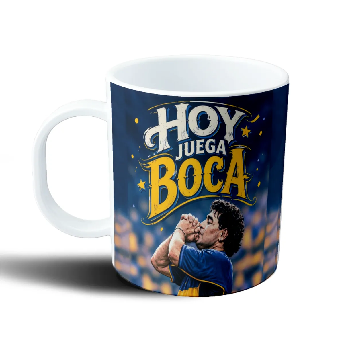Taza de Plástico Boca Juniors Hoy Juega Boca Maradona - vista 2
