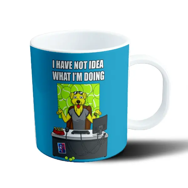 Taza de Plástico Bojack Horseman Mr. Peanutbutter I Have No Idea What I'm Doing