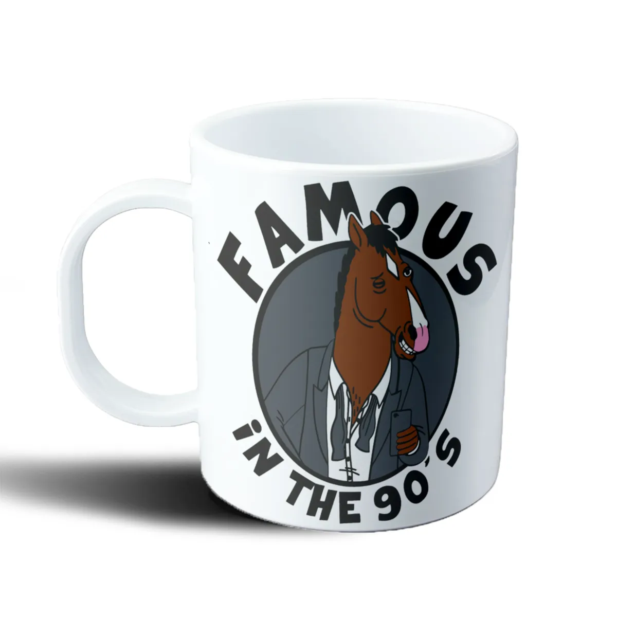 Taza de Plástico Bojack Horseman Famous in the 90s - vista 2