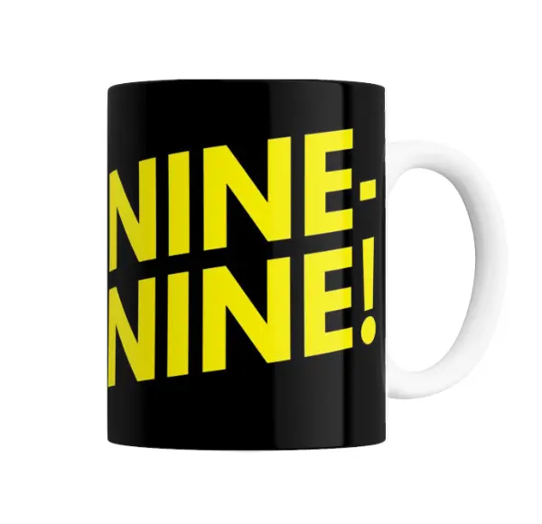 Taza de Cerámica Brooklyn 99 Nine-Nine Amarillo