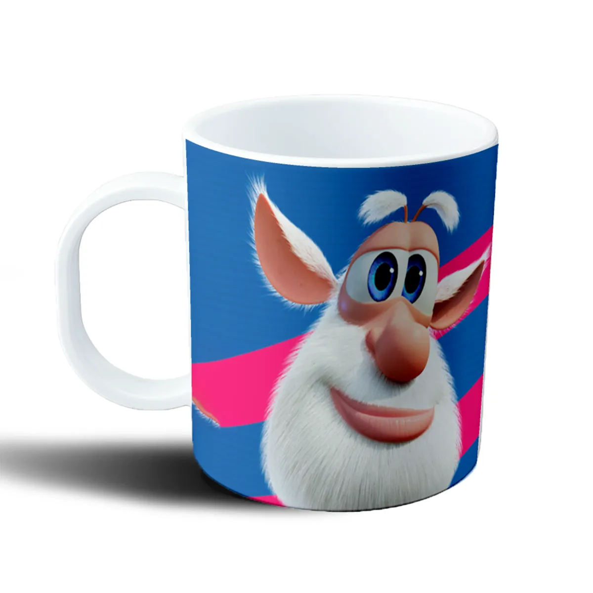 Taza de Plástico Booba Personajes Azul y Rosa - vista 2