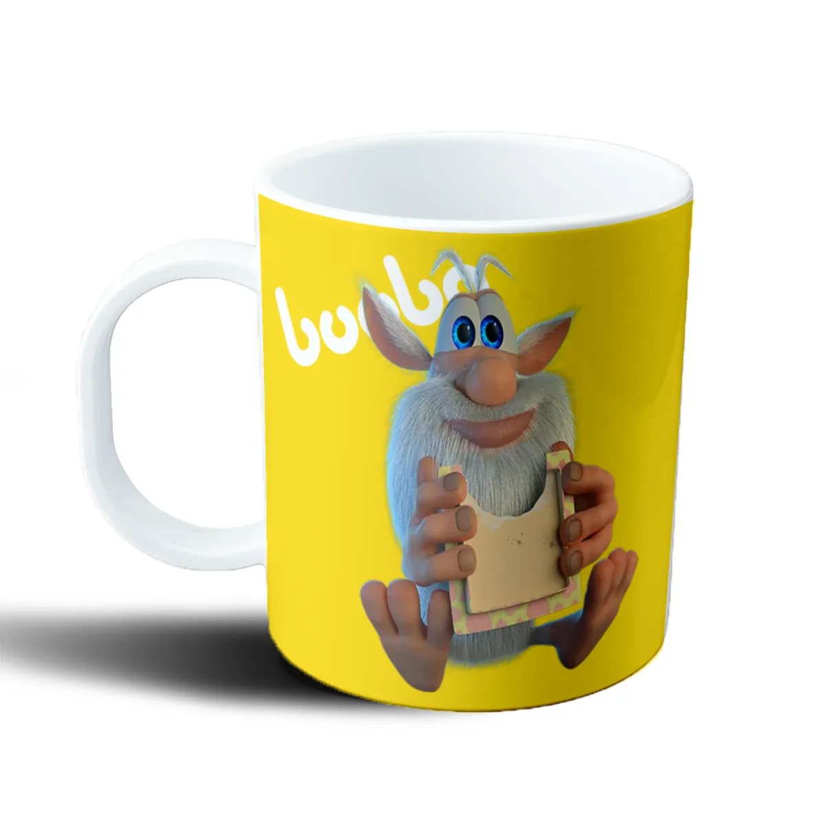 Taza de Plástico Booba Sosteniendo Cuadro - vista 2