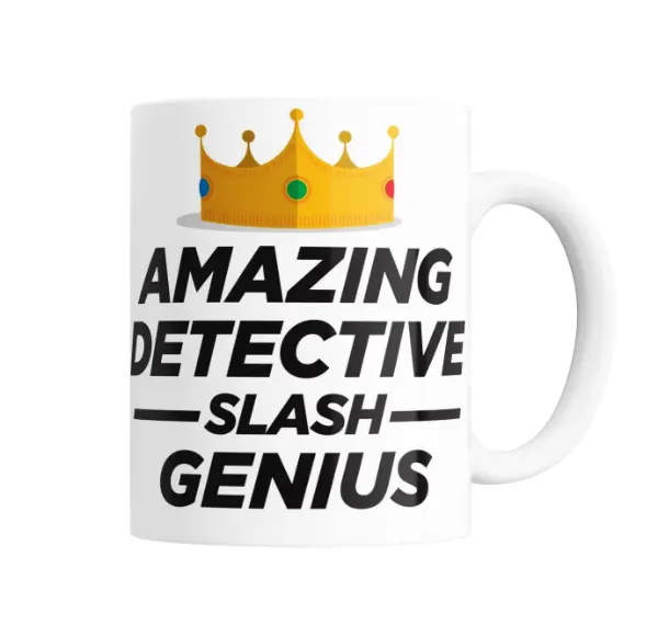 Taza de Cerámica Brooklyn 99 Amazing Detective Slash Genius