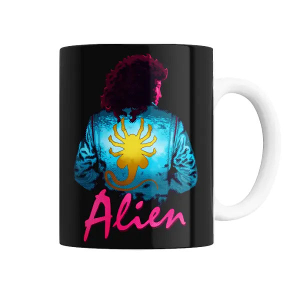Taza de Cerámica Alien Ripley Campera con Xenomorfo
