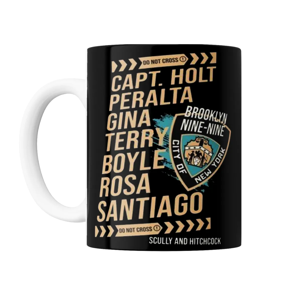 Taza de Cerámica Brooklyn Nine-Nine Capitán Holt Peralta Gina Terry Boyle Rosa Santiago - vista 2