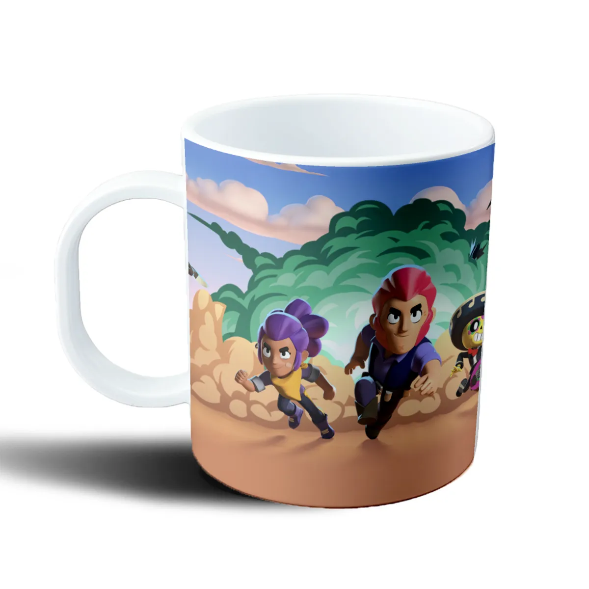 Taza de Plástico Brawl Stars Shelly Colt Bo El Primo - vista 2