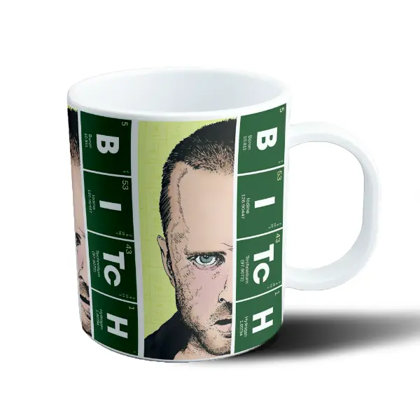Taza de Plástico Breaking Bad Jesse Pinkman Tabla Periódica