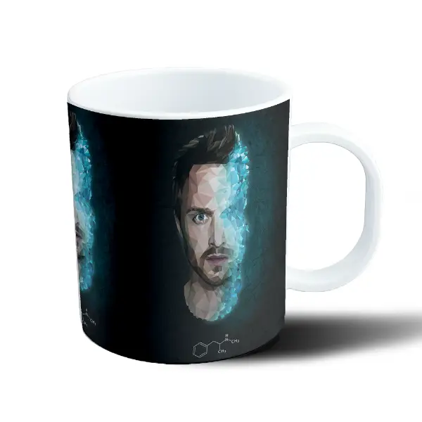 Taza de Plástico Breaking Bad Jesse Pinkman Geométrico