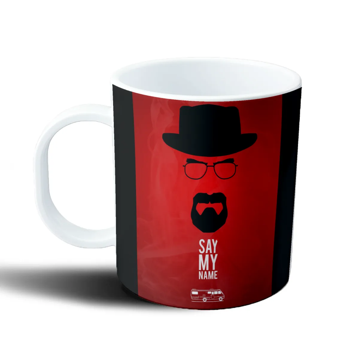 Taza de Plástico Breaking Bad Heisenberg Say My Name - vista 2