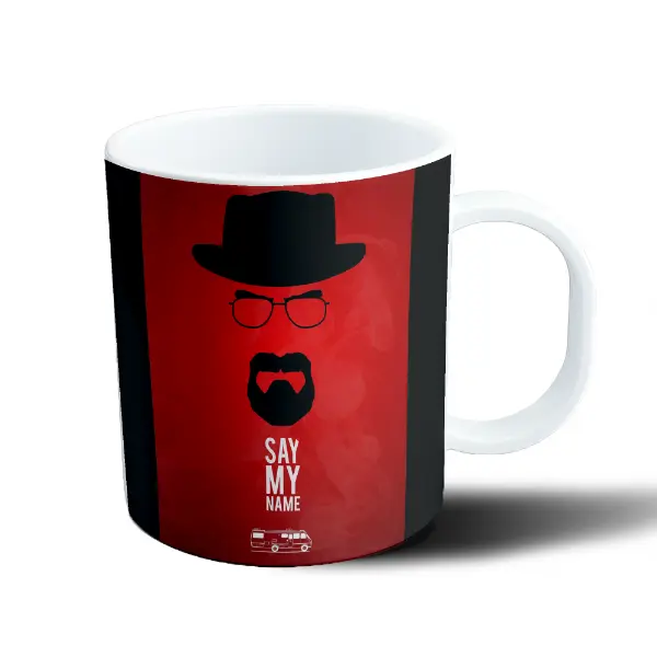 Taza de Plástico Breaking Bad Heisenberg Say My Name