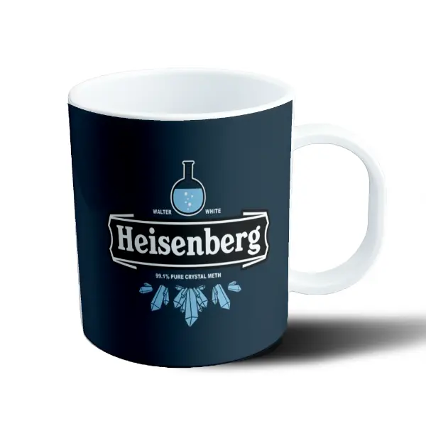Taza de Plástico Breaking Bad Heisenberg Walter White