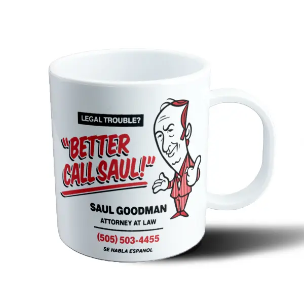 Taza de Plástico Breaking Bad Better Call Saul Saul Goodman