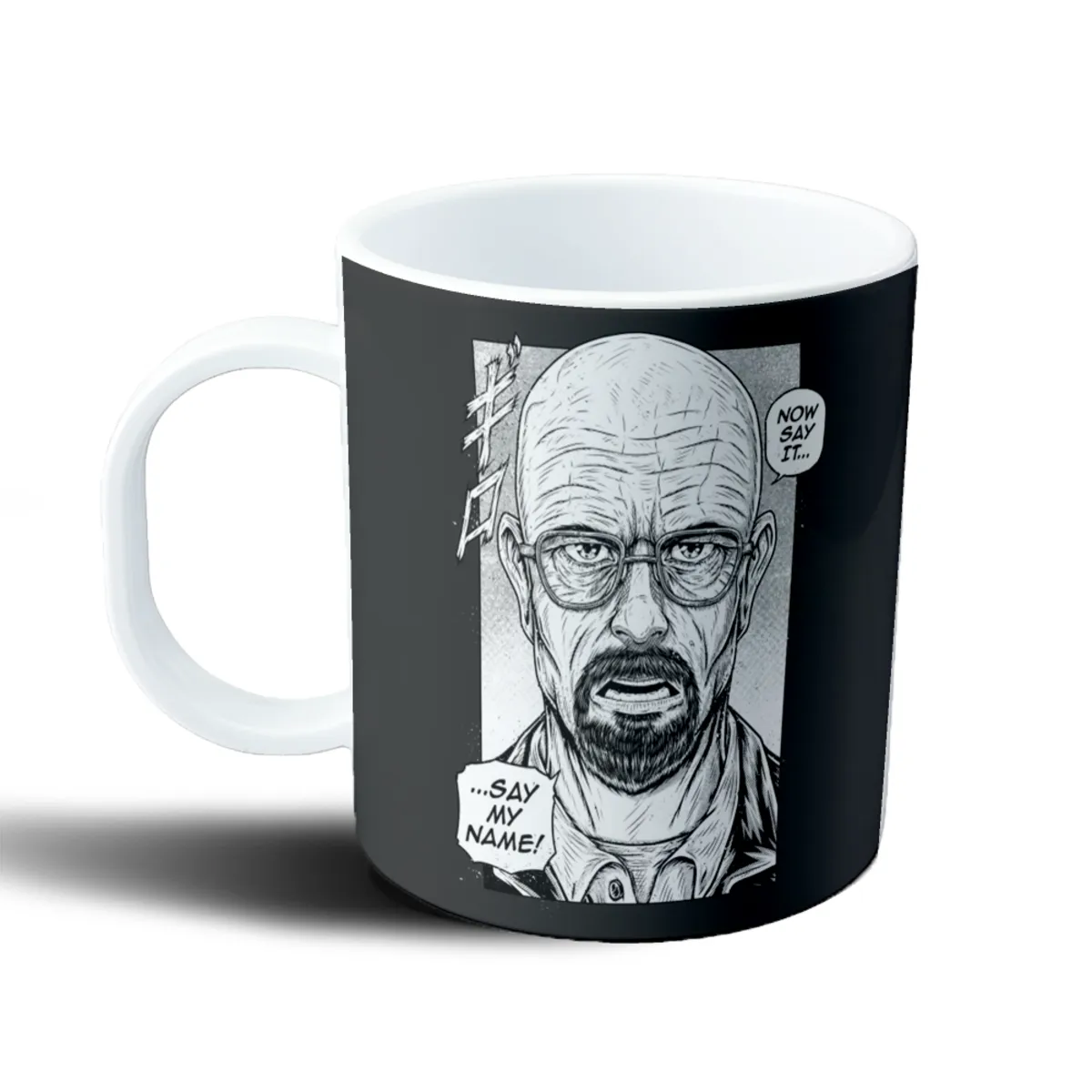Taza de Plástico Breaking Bad Walter White Say My Name - vista 2