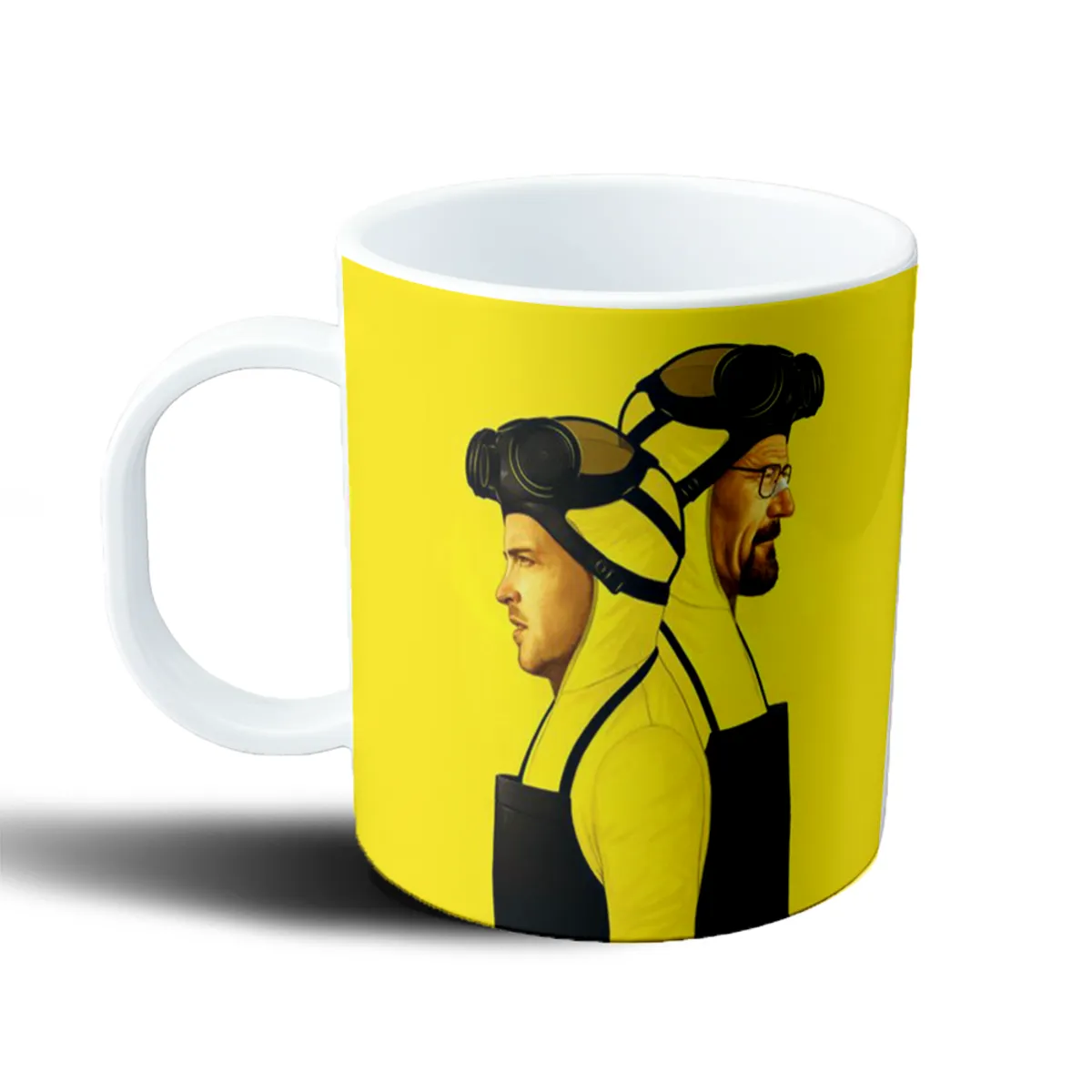 Taza de Plástico Breaking Bad Walter White y Jesse Pinkman Trajes Amarillos - vista 2
