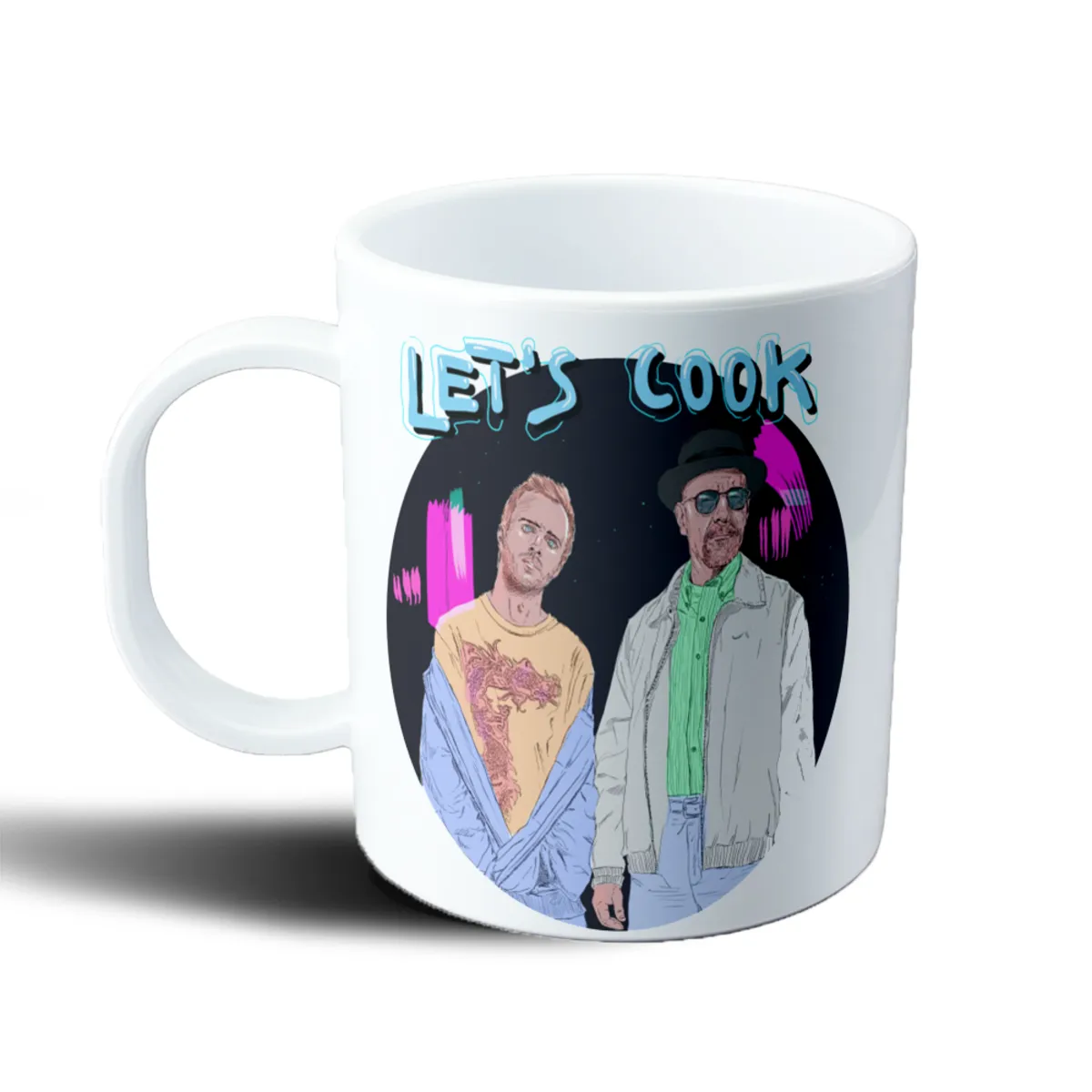 Taza de Plástico Breaking Bad Let's Cook Walter y Jesse - vista 2