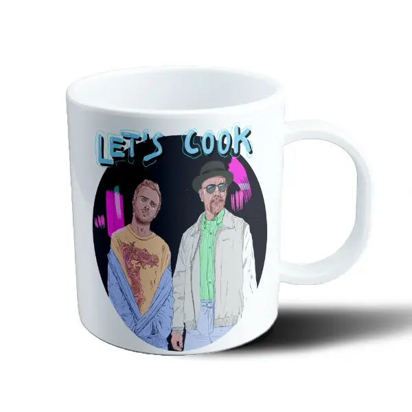 Taza de Plástico Breaking Bad Let's Cook Walter y Jesse