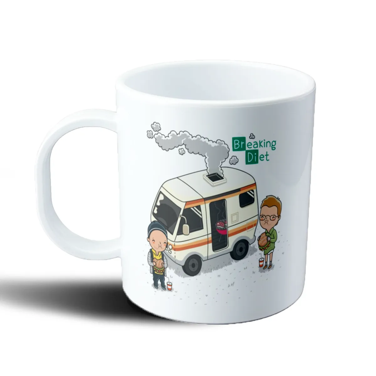 Taza de Plástico Breaking Bad Breaking Diet Walter y Jesse - vista 2