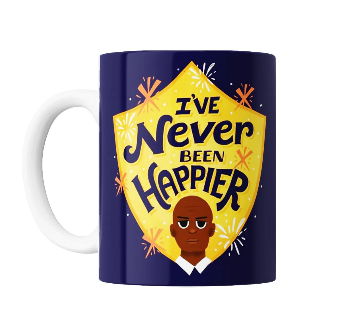 Taza de Cerámica Brooklyn 99 Holt I've Never Been Happier - vista 2
