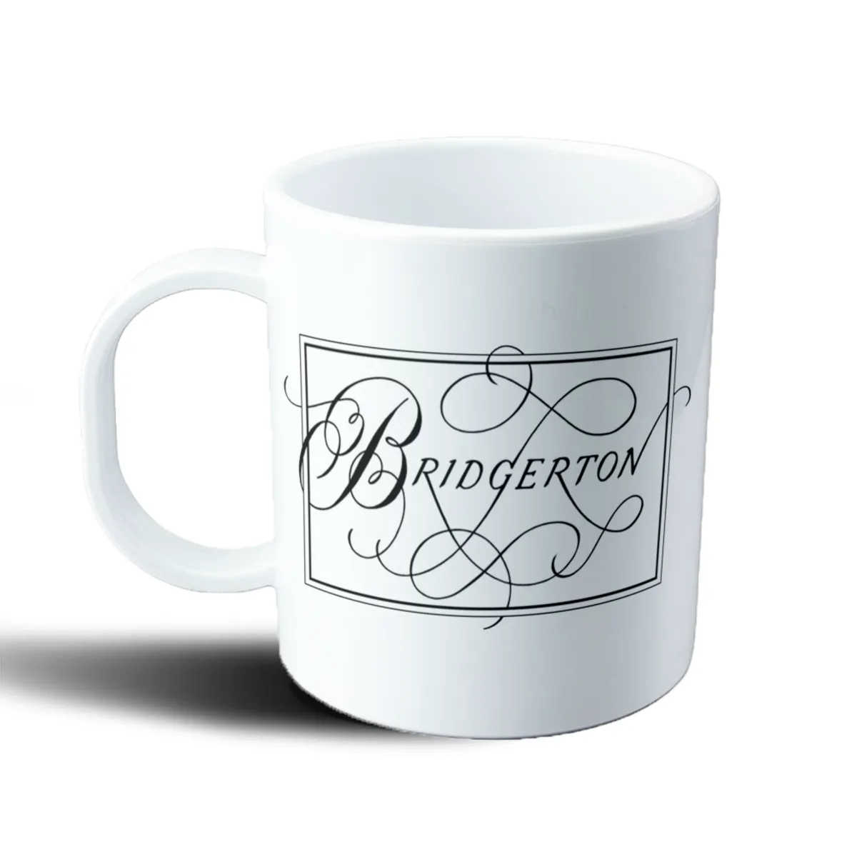 Taza de Plástico Bridgerton Logo Elegante - vista 2