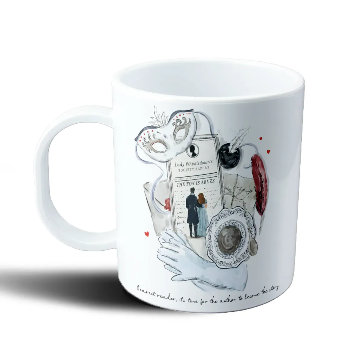 Taza de Plástico Bridgerton Lady Whistledown Society Papers - vista 2